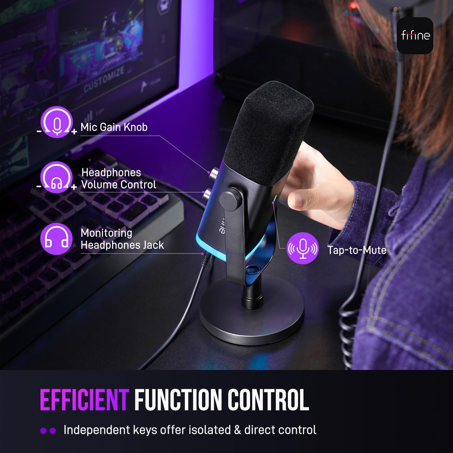 AmpliGame Dynamic Mic for Streaming